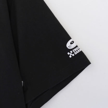 Printed Cross Crewneck T - This Are｜Black