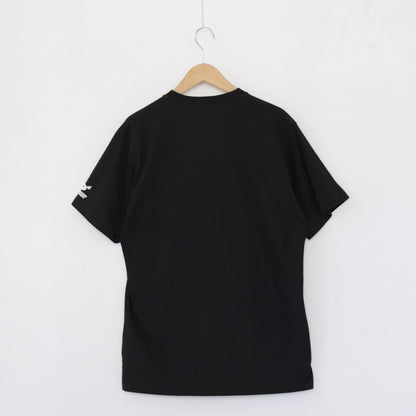Printed Cross Crewneck T - This Are｜Black