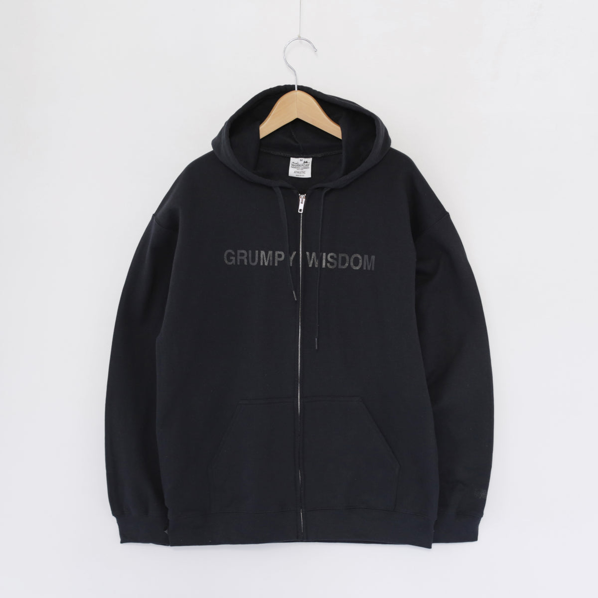 Printed Hoodie - Grumpy | Black