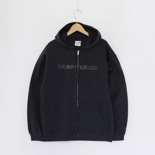 Printed Hoodie - Grumpy | Black