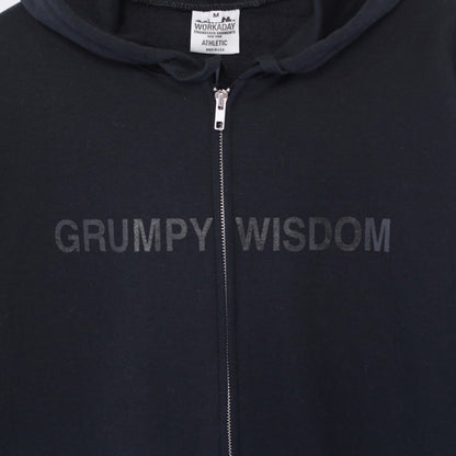 Printed Hoodie - Grumpy | Black