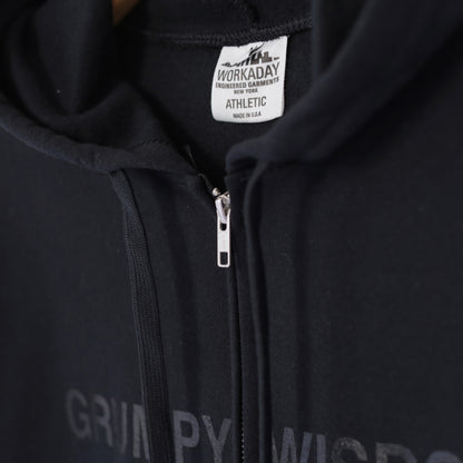 Printed Hoodie - Grumpy | Black