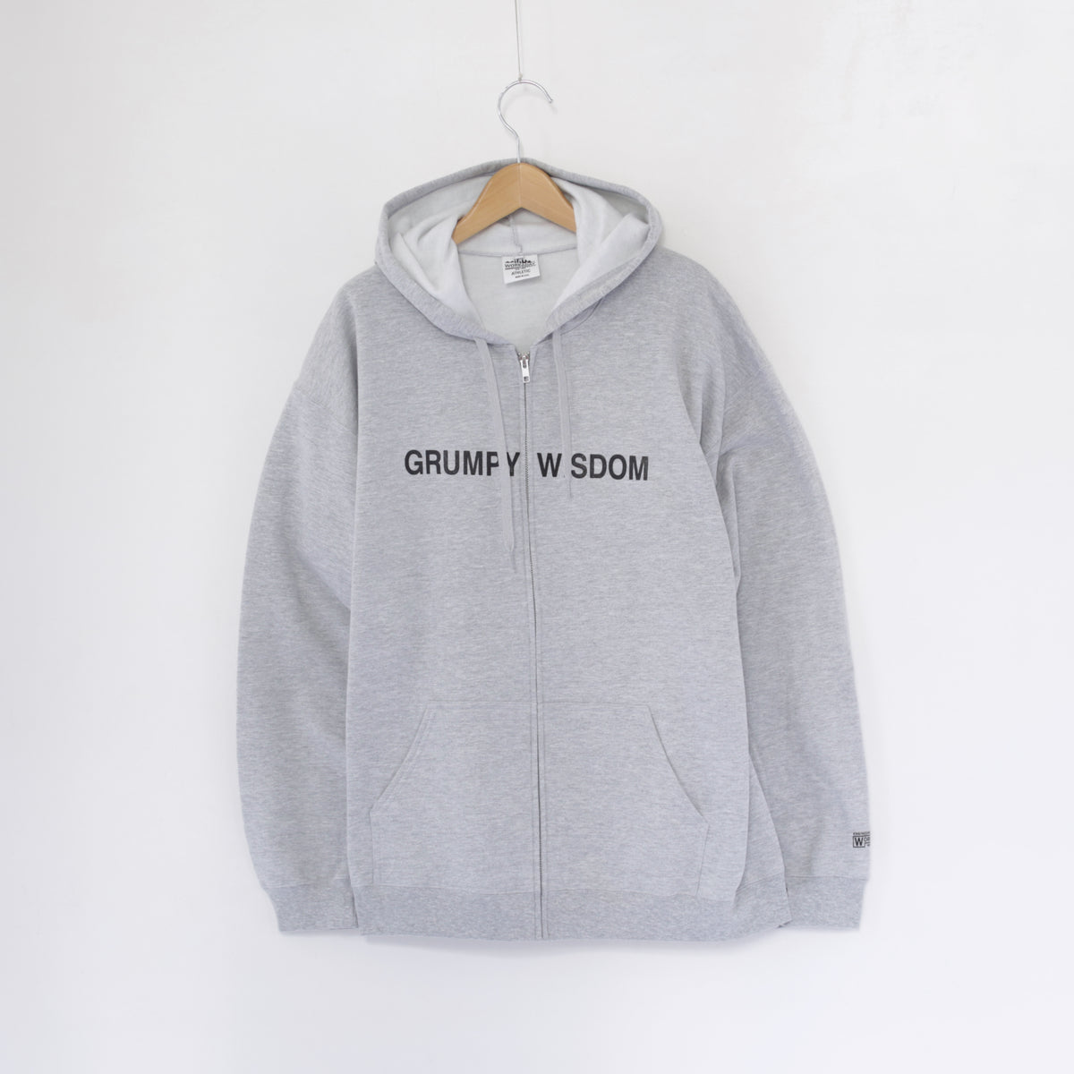 Printed Hoodie - Grumpy | Grey