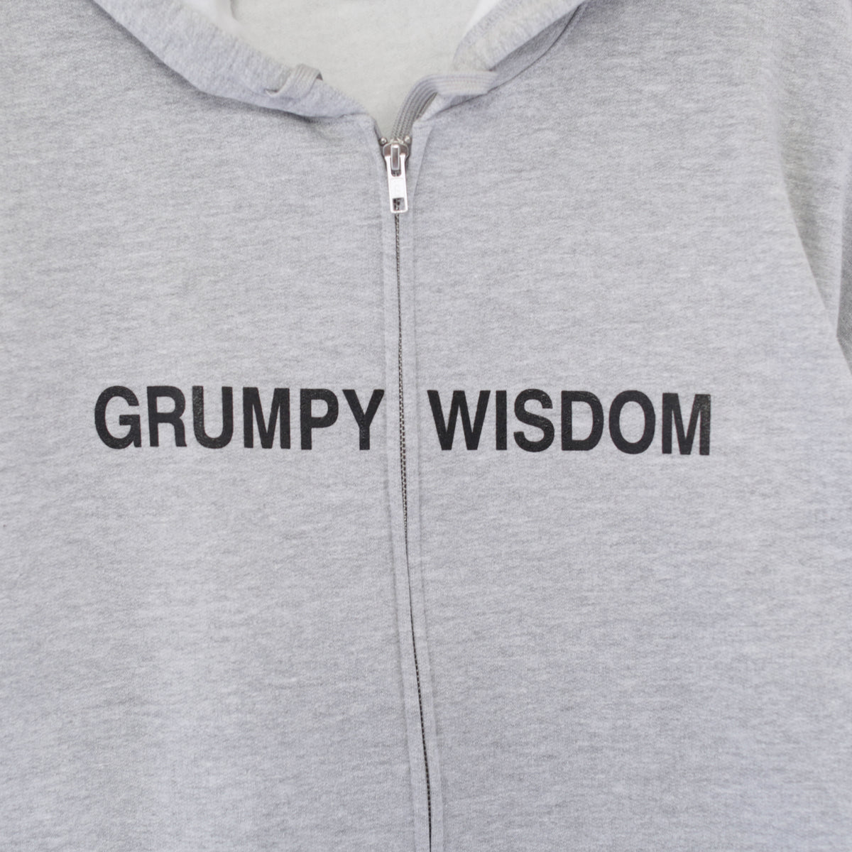 Printed Hoodie - Grumpy | Grey