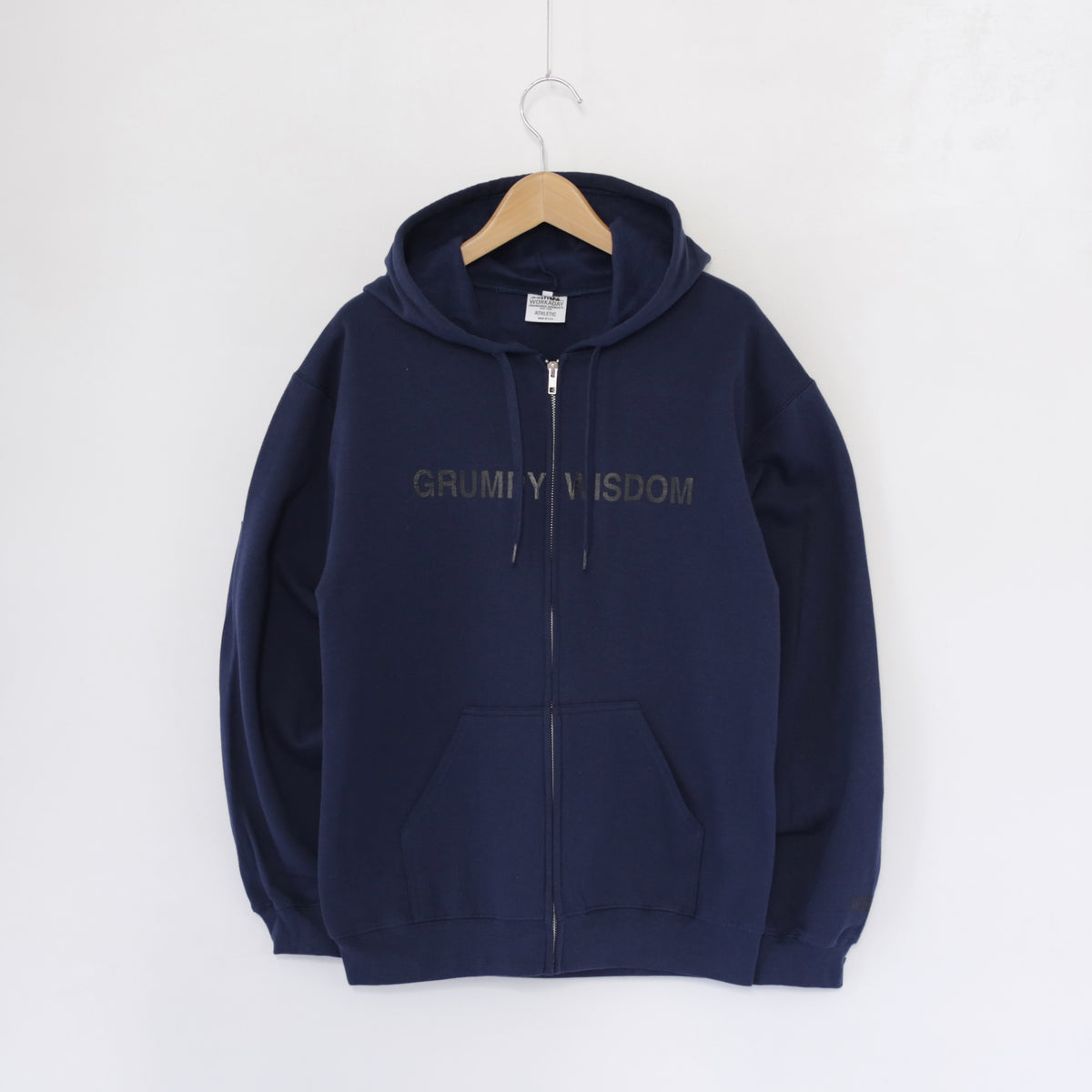 Printed Hoodie - Grumpy | Navy