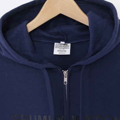 Printed Hoodie - Grumpy | Navy