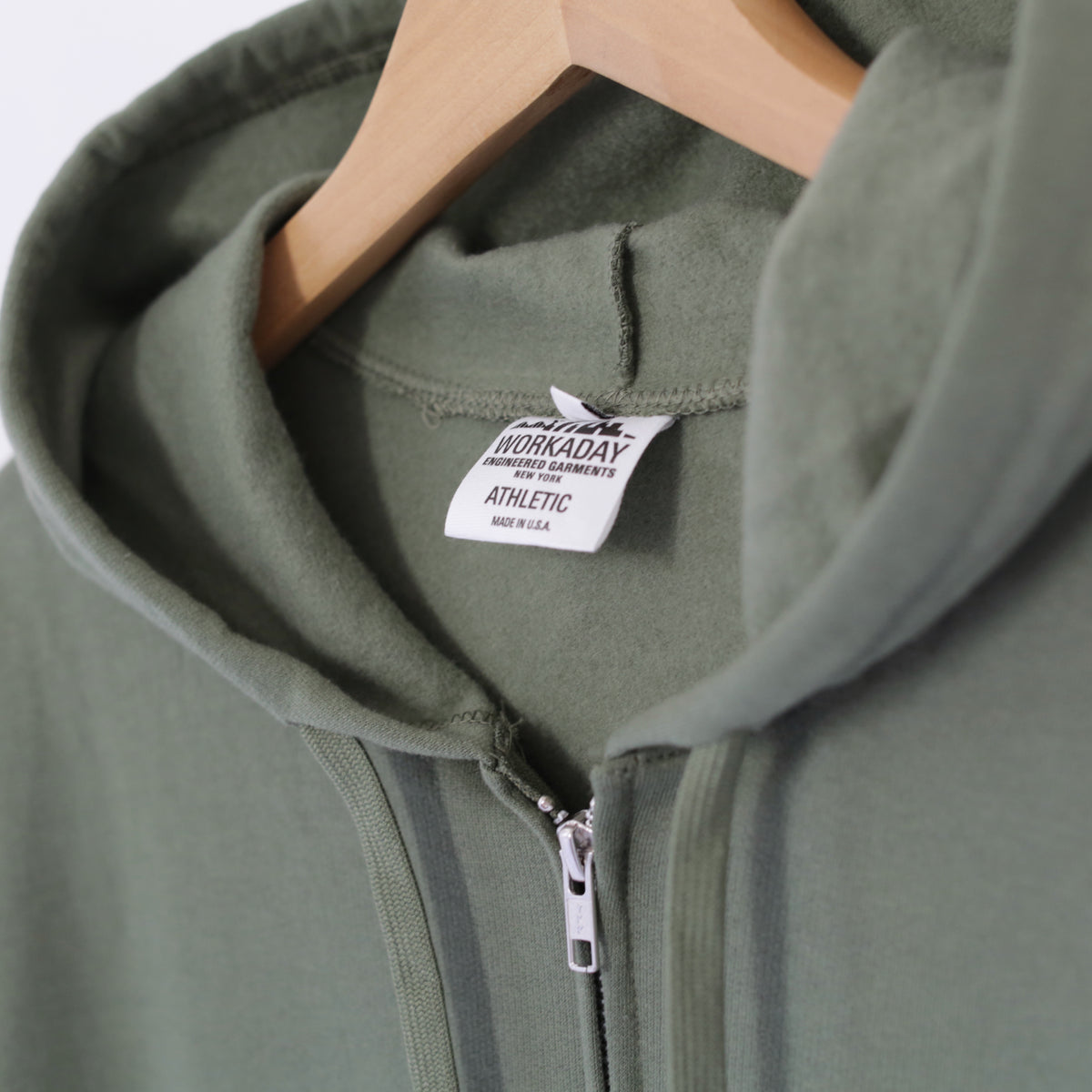 Printed Hoodie - Grumpy | Olive