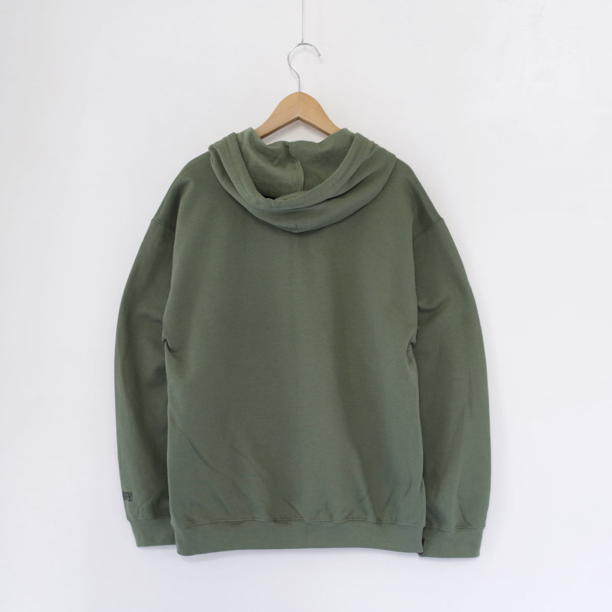 Printed Hoodie - Grumpy | Olive