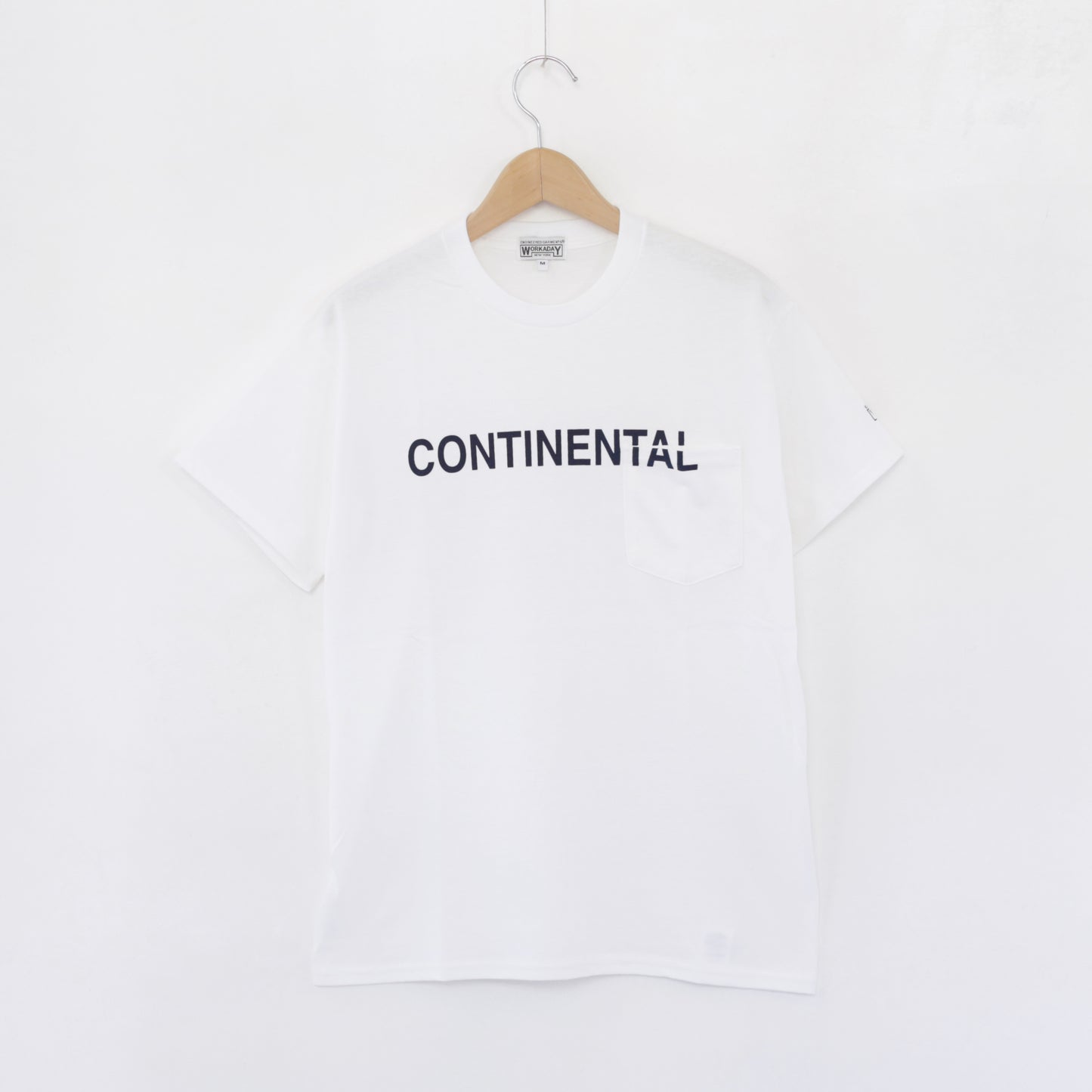 Printed S/S Tee - Continental｜White