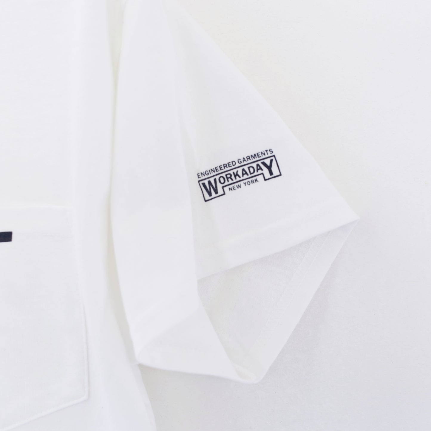 Printed S/S Tee - Continental｜White