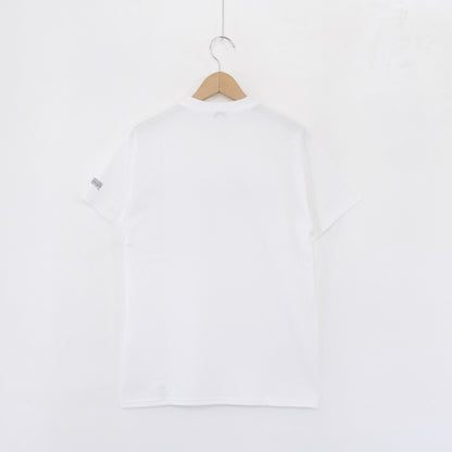 Printed S/S Tee - Continental｜White