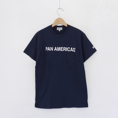 Printed S/S Tee - Pan American｜Navy