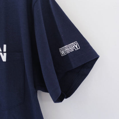 Printed S/S Tee - Pan American｜Navy