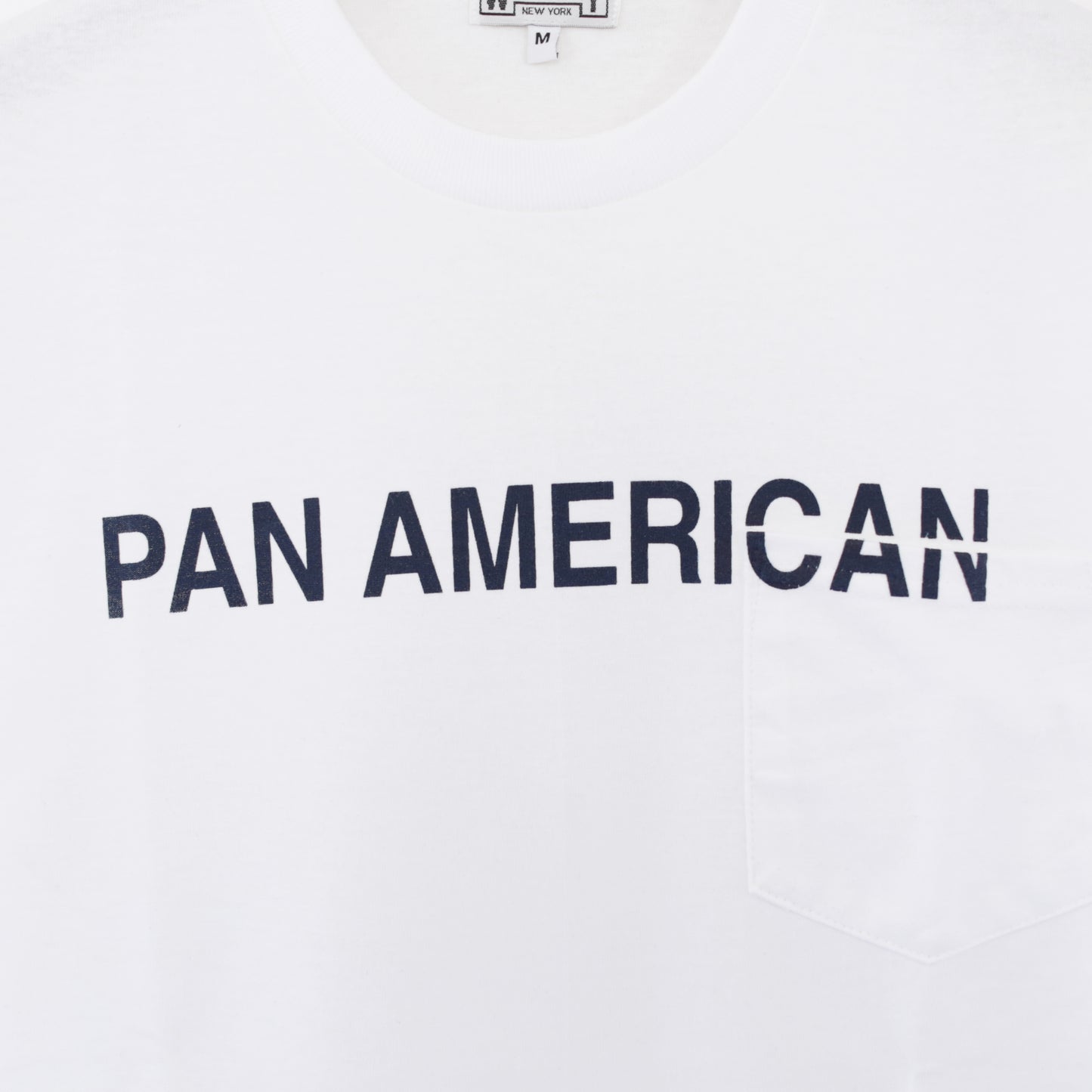 Printed S/S Tee - Pan American｜White