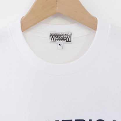 Printed S/S Tee - Pan American｜White