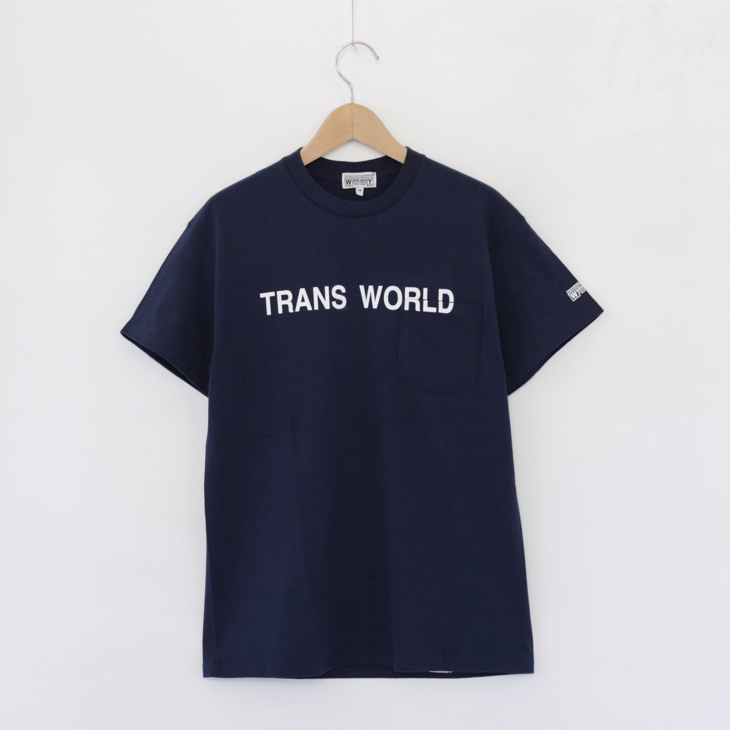 Printed S/S Tee - Trans World｜Navy