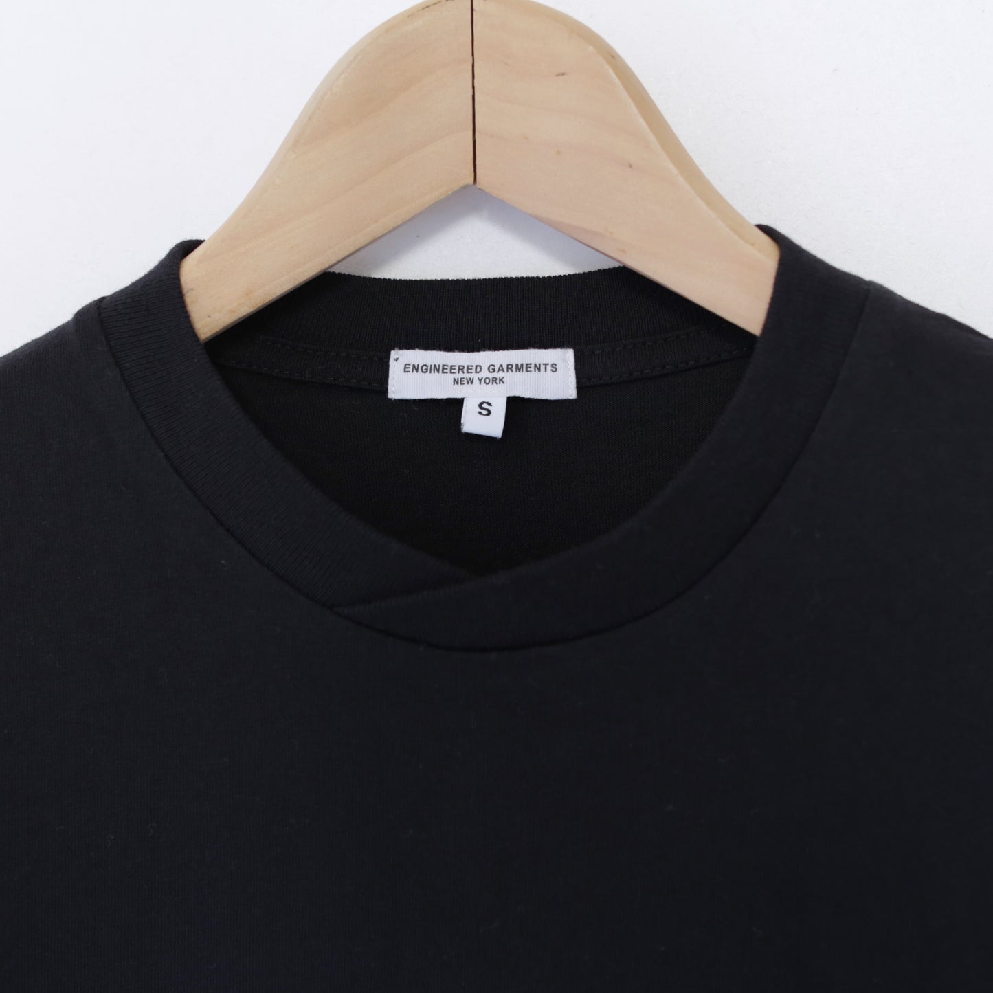 Printed Cross Crewneck L/S T - Flower｜Black