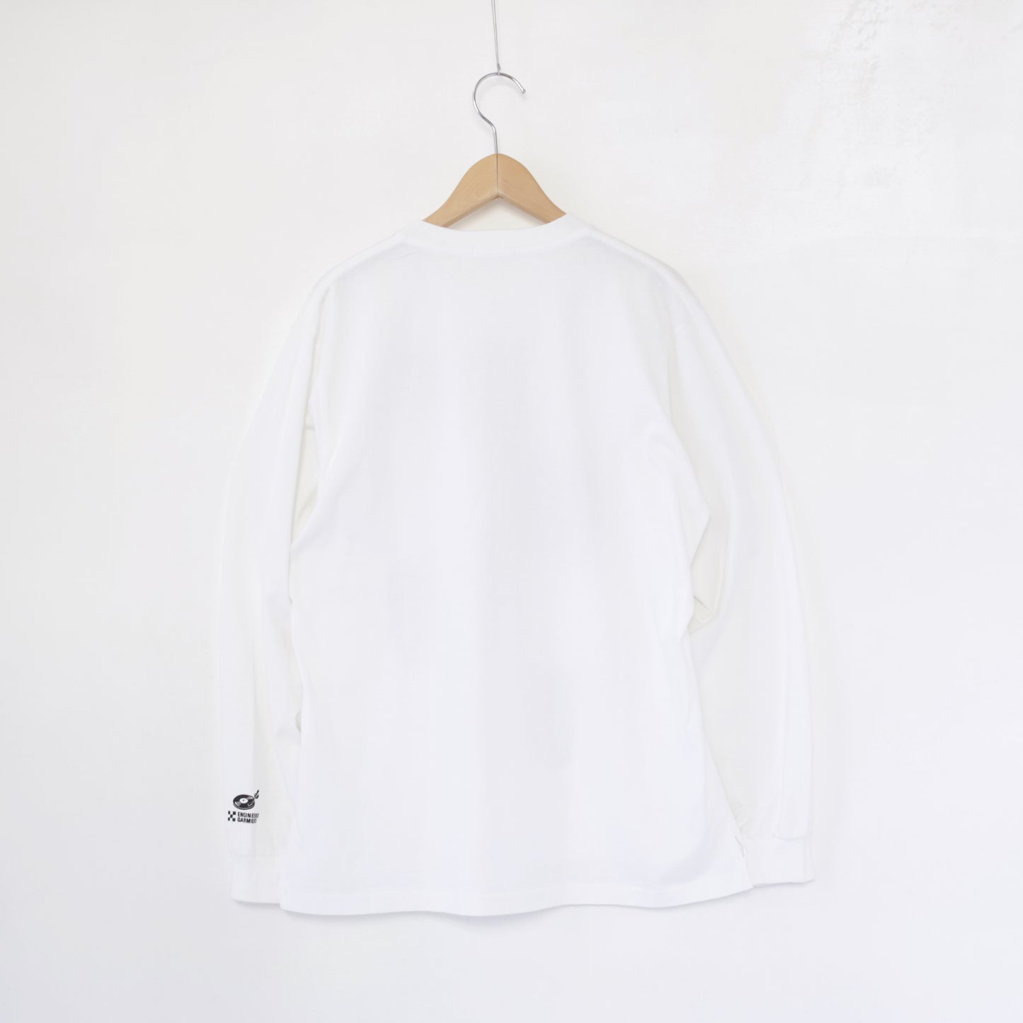 Printed Cross Crewneck L/S T - This Are｜White