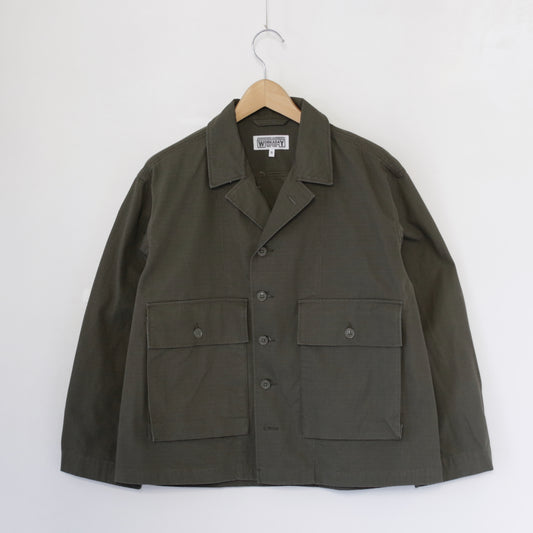 Sea Bees Jacket - Heavyweight Cotton Ripstop｜Olive