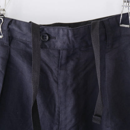 Sunset Short - Linen Twill｜Navy