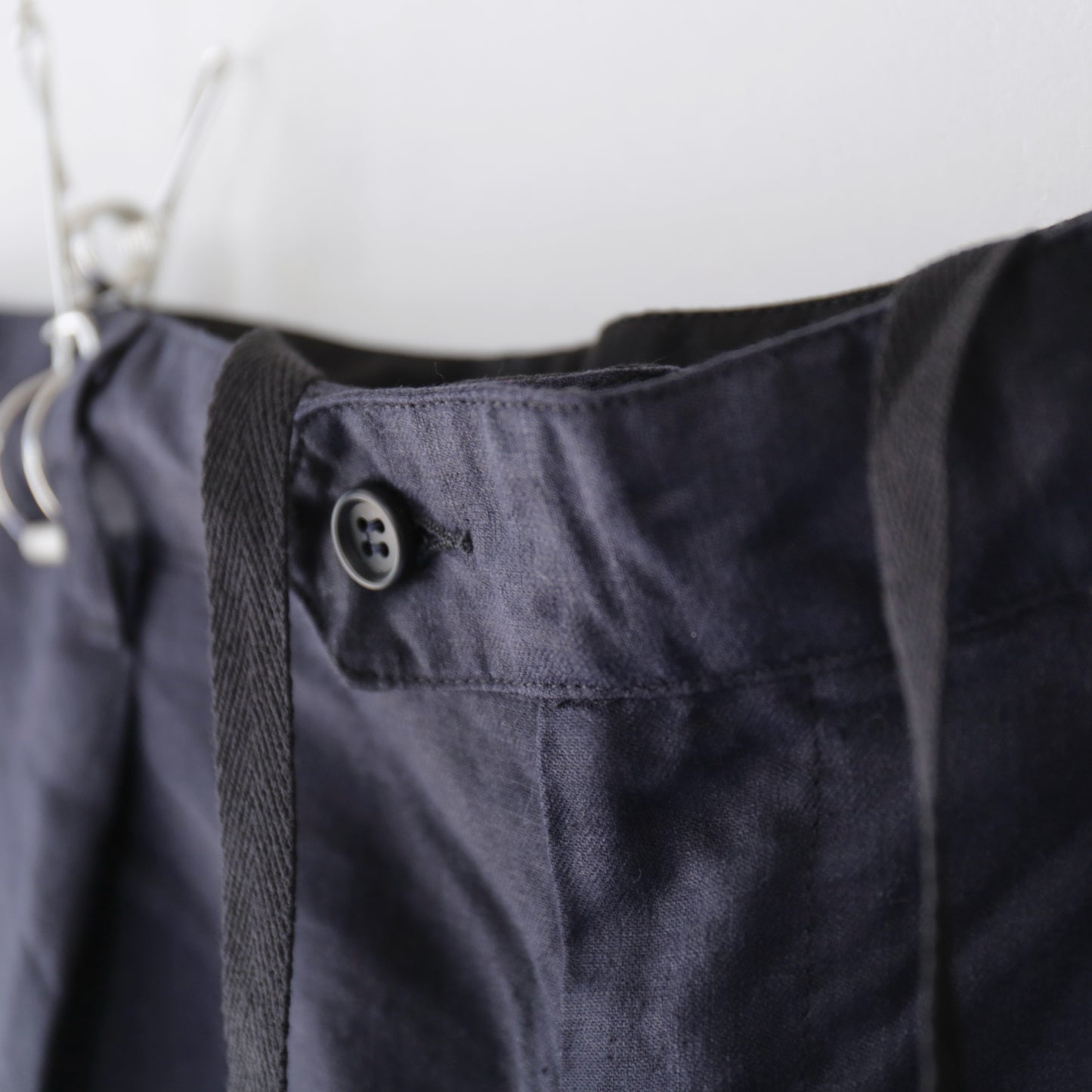 Sunset Short - Linen Twill｜Navy