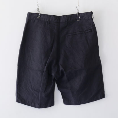 Sunset Short - Linen Twill｜Navy