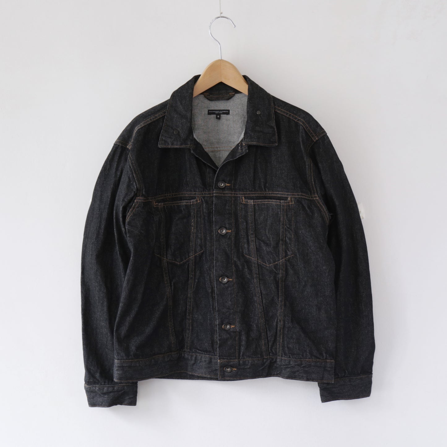 Type 5 Jean Jacket - 14oz Cone Denim｜Black