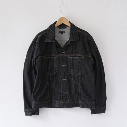 Type 5 Jean Jacket - 14oz Cone Denim｜Black