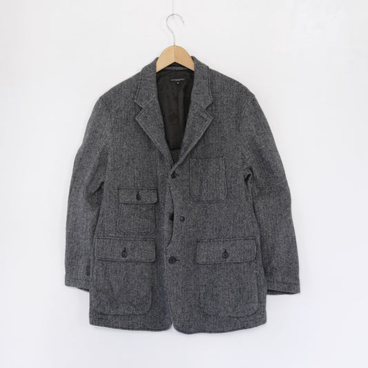 Upland Jacket - Poly Wool Herringbone｜Grey