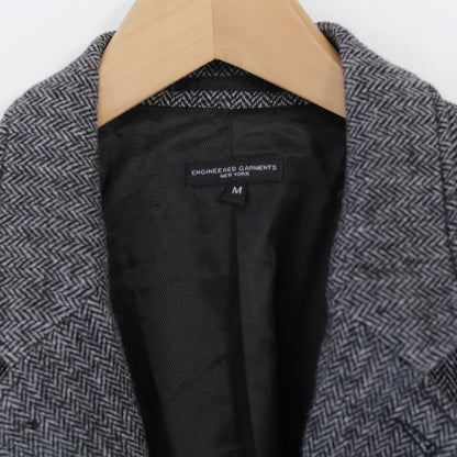 Upland Jacket - Poly Wool Herringbone｜Grey