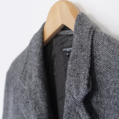 Upland Jacket - Poly Wool Herringbone｜Grey