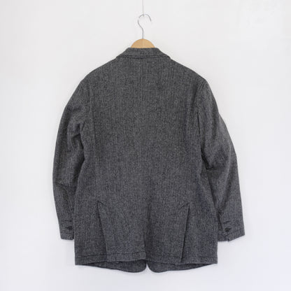 Upland Jacket - Poly Wool Herringbone｜Grey