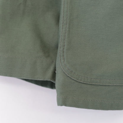 Utility Jacket - Cotton Reversed Sateen｜Olive
