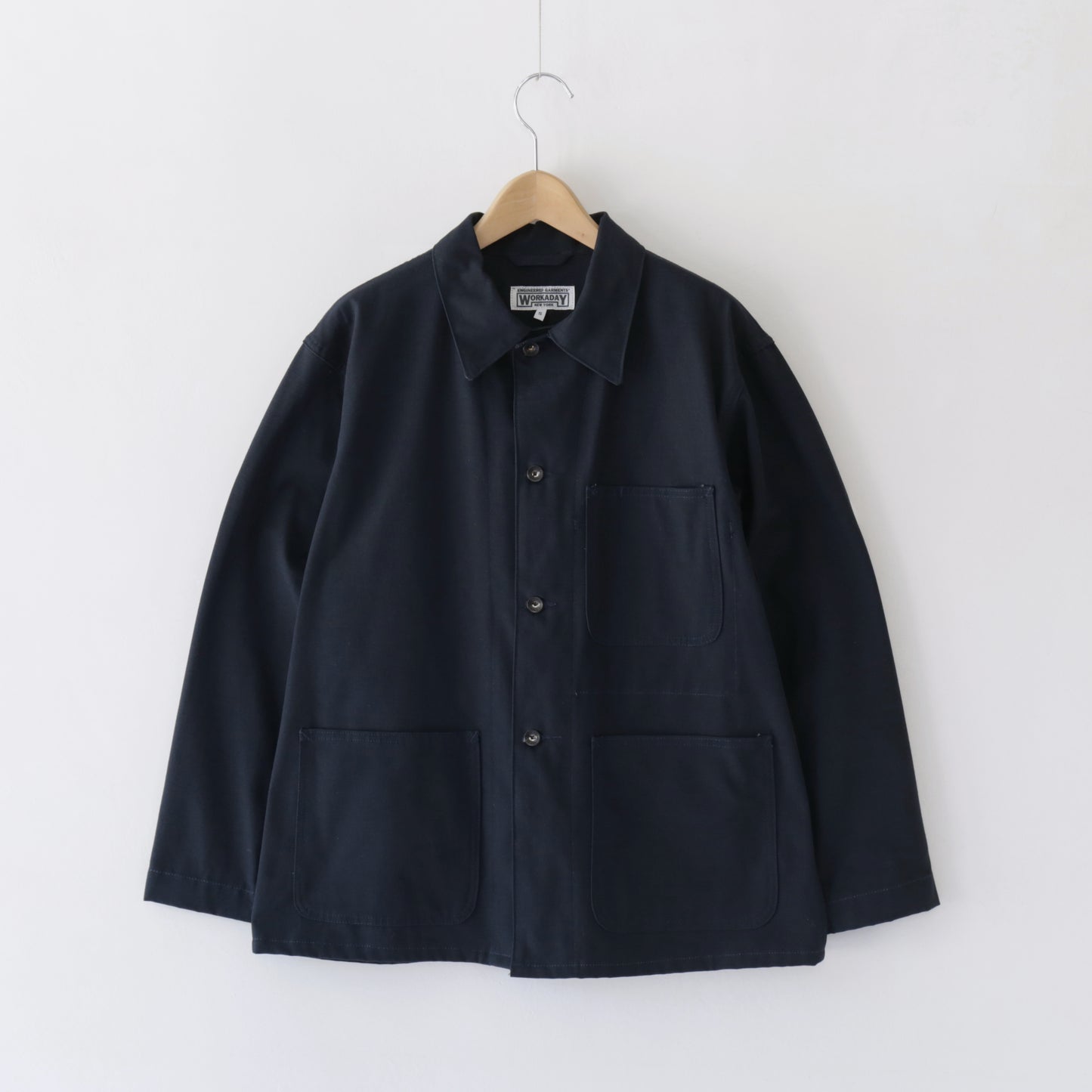 Utility Jacket - Heavyweight Cotton Ripstop｜Dk.Navy