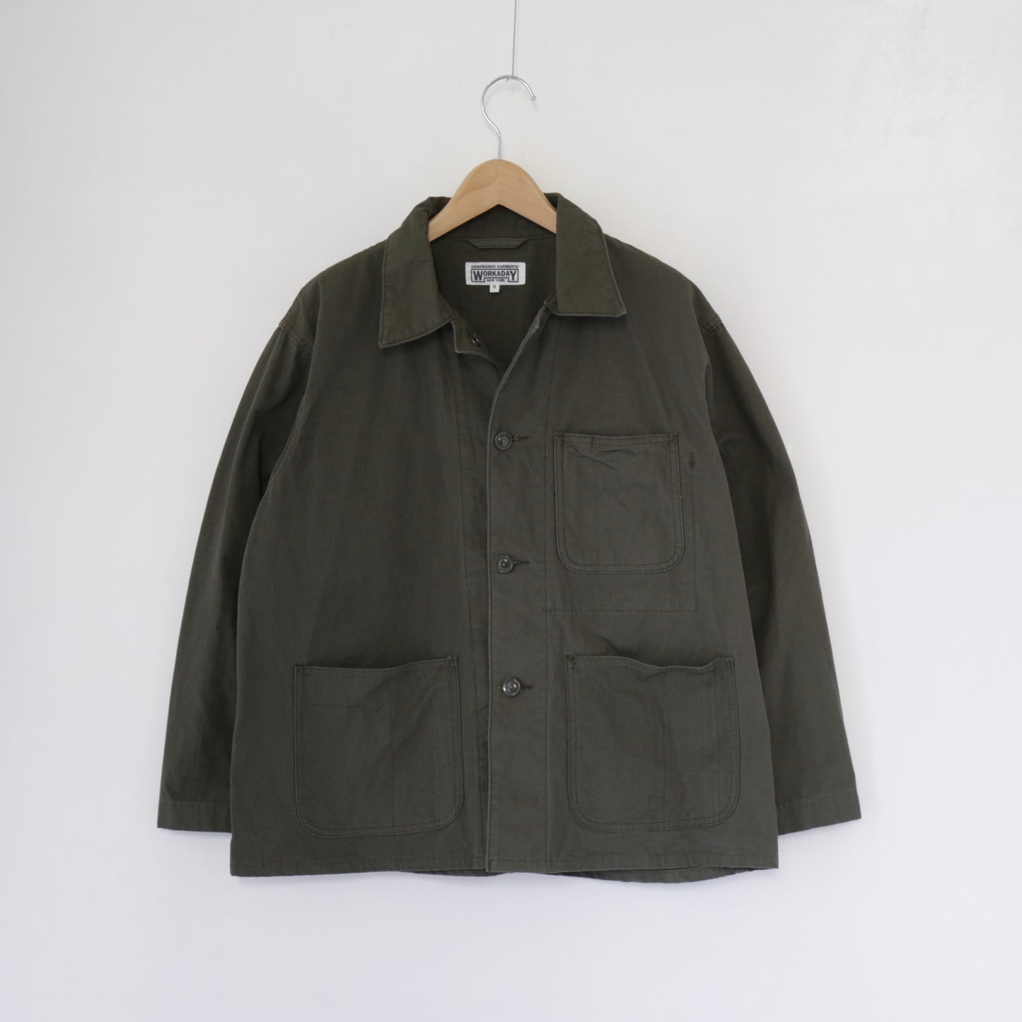 Utility Jacket - Heavyweight Cotton Ripstop｜Olive