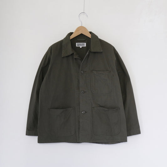 Utility Jacket - Heavyweight Cotton Ripstop｜Olive