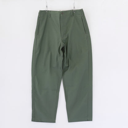 Utility Pant - Cotton Reversed Sateen｜Olive