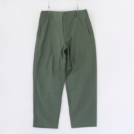 Utility Pant - Cotton Reversed Sateen｜Olive