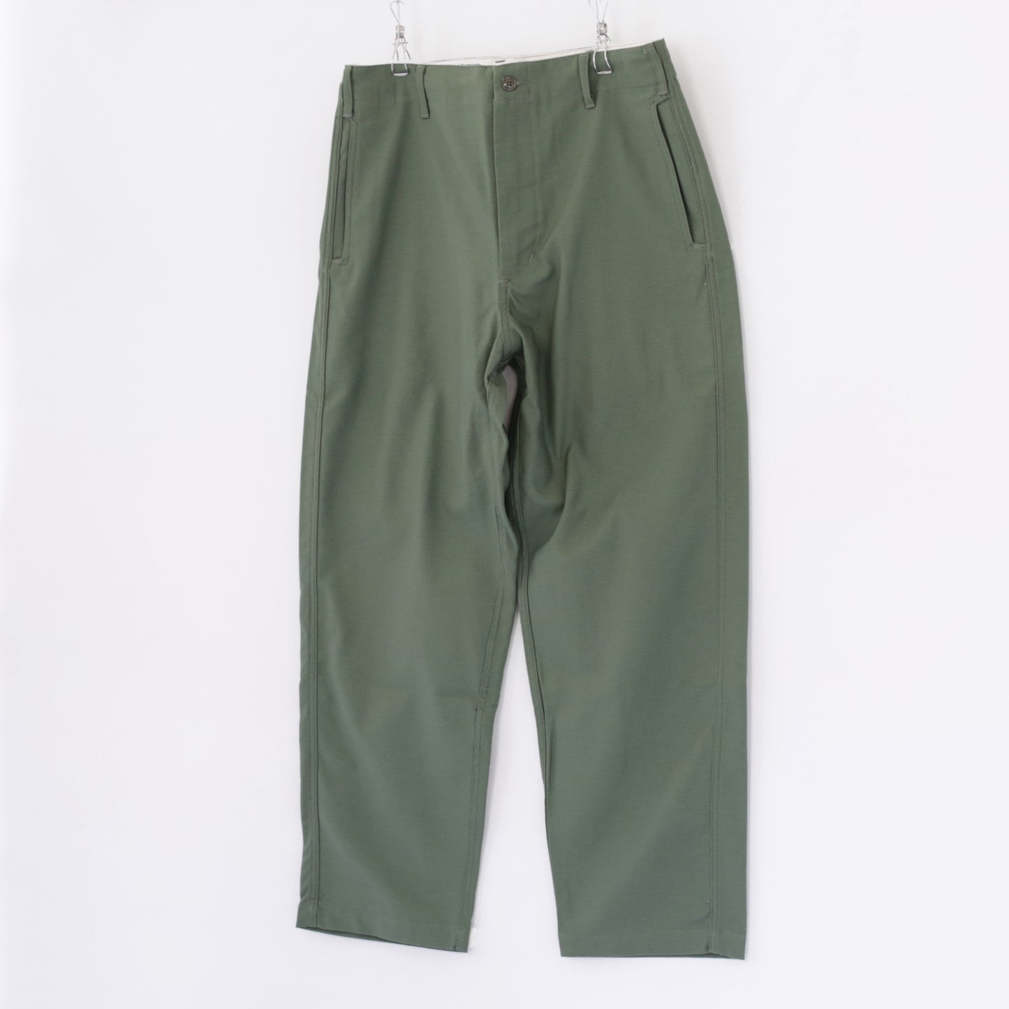 Utility Pant - Cotton Reversed Sateen｜Olive