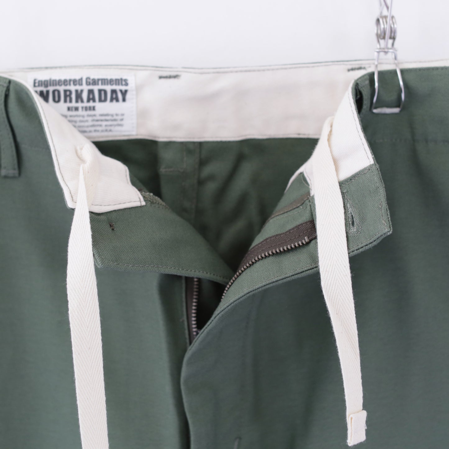 Utility Pant - Cotton Reversed Sateen｜Olive