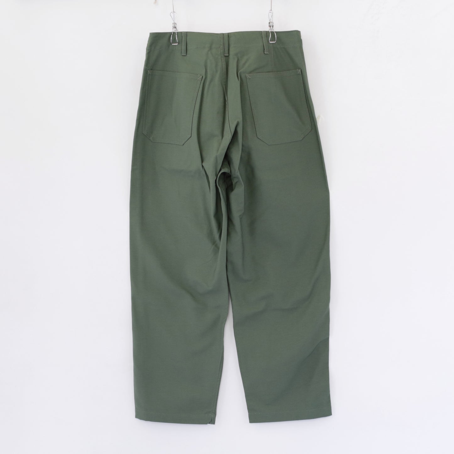 Utility Pant - Cotton Reversed Sateen｜Olive