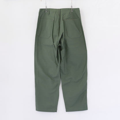Utility Pant - Cotton Reversed Sateen｜Olive
