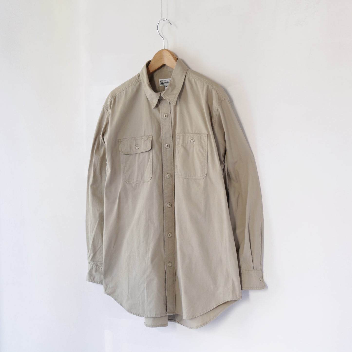 Utility Shirt - Cotton MicroSanded Twill｜Khaki