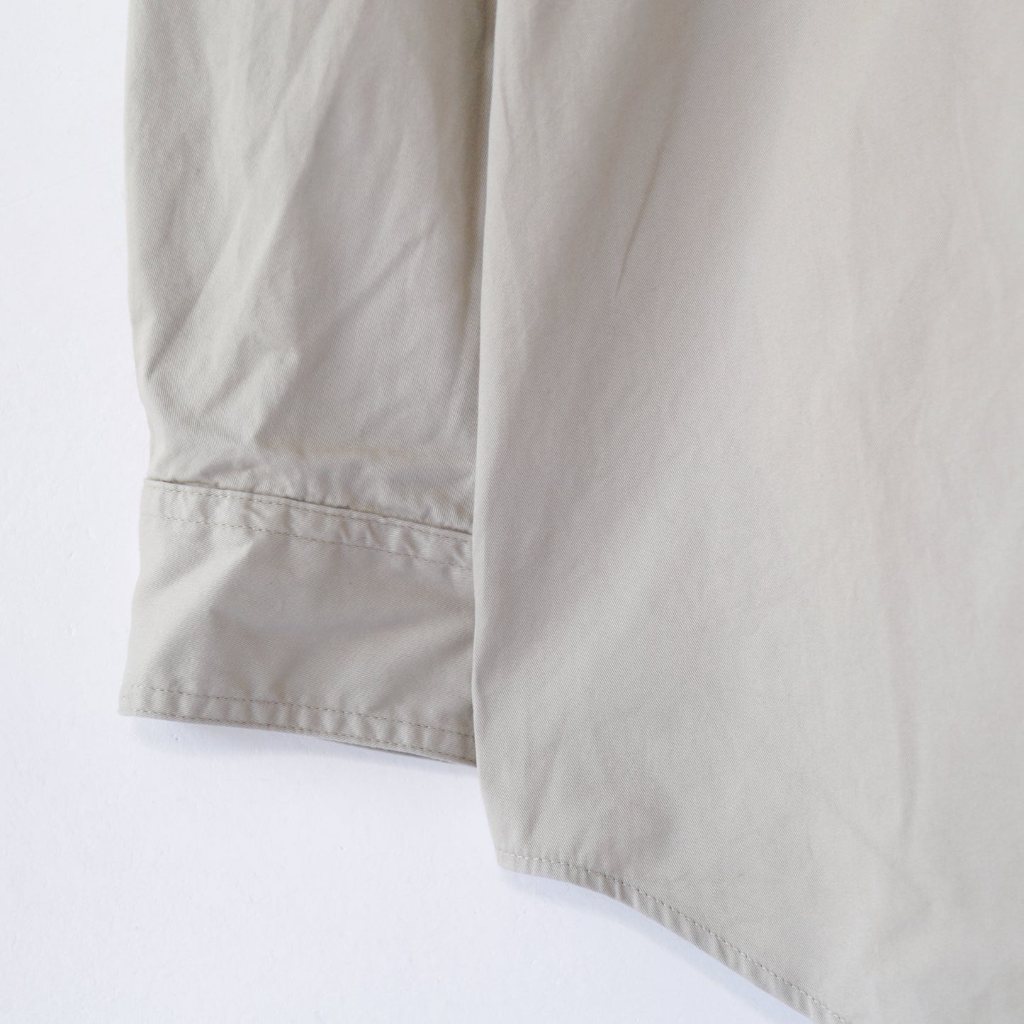 Utility Shirt - Cotton MicroSanded Twill｜Khaki