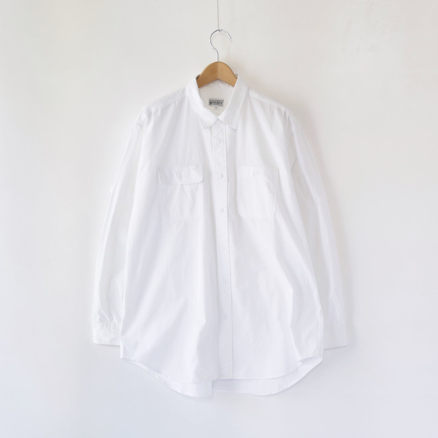Utility Shirt - Cotton MicroSanded Twill｜White