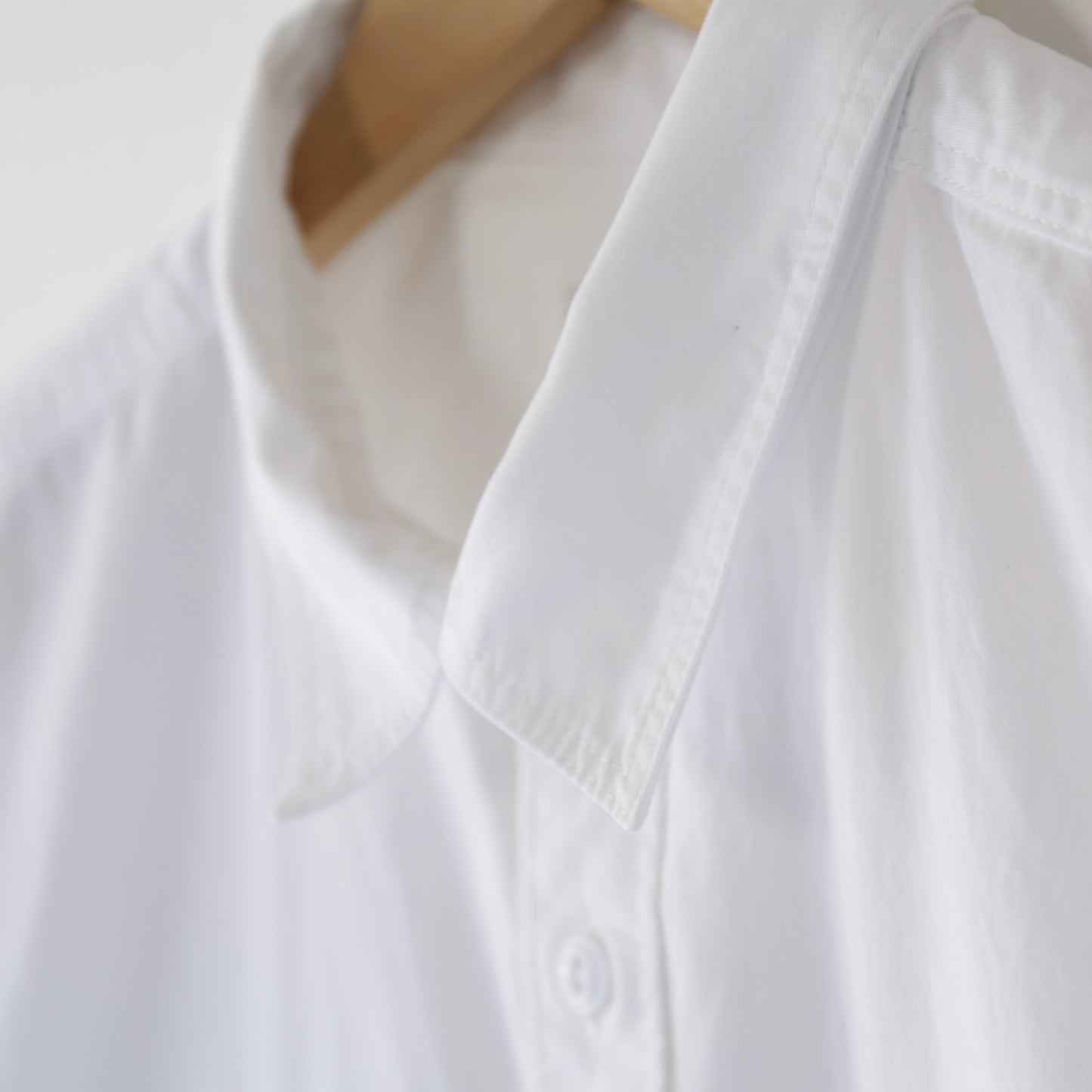 Utility Shirt - Cotton MicroSanded Twill｜White