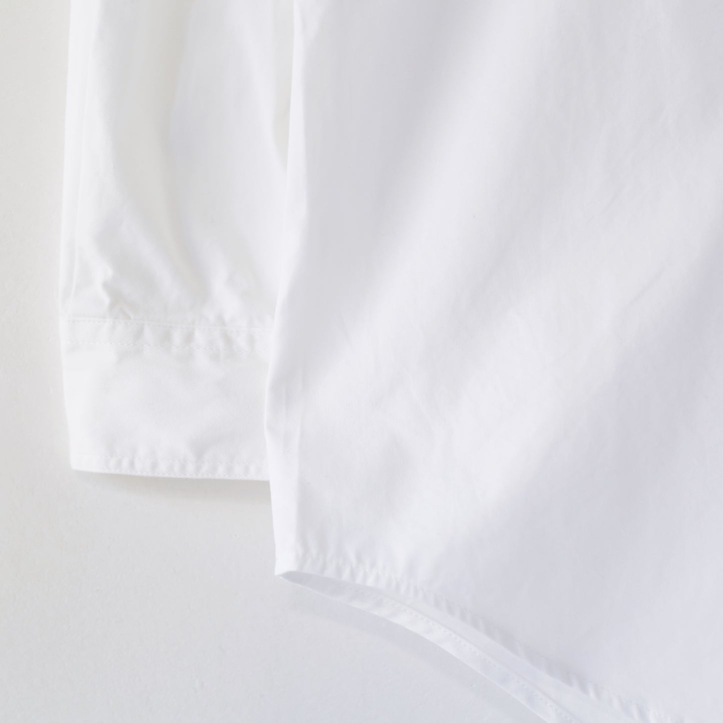 Utility Shirt - Cotton MicroSanded Twill｜White