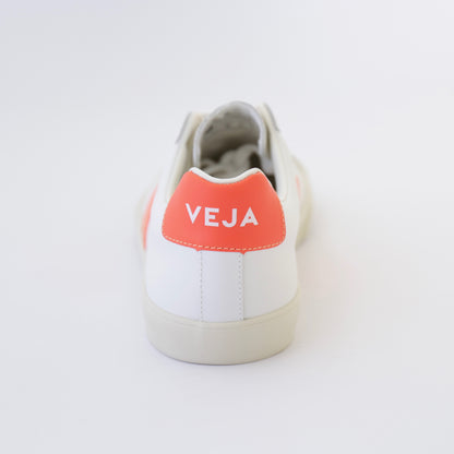 Esplar Logo Leather｜Extra White Orange Fluo