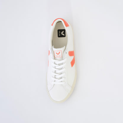 Esplar Logo Leather｜Extra White Orange Fluo