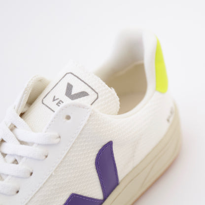 V-12 B-Mesh｜White Purple Jaune Fluo